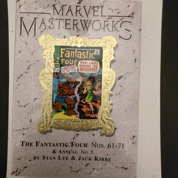 MARVEL MASTERWORKS VOLUME 34FANTASTIC FOURGOLD FOILPRINTBY STAN LEE